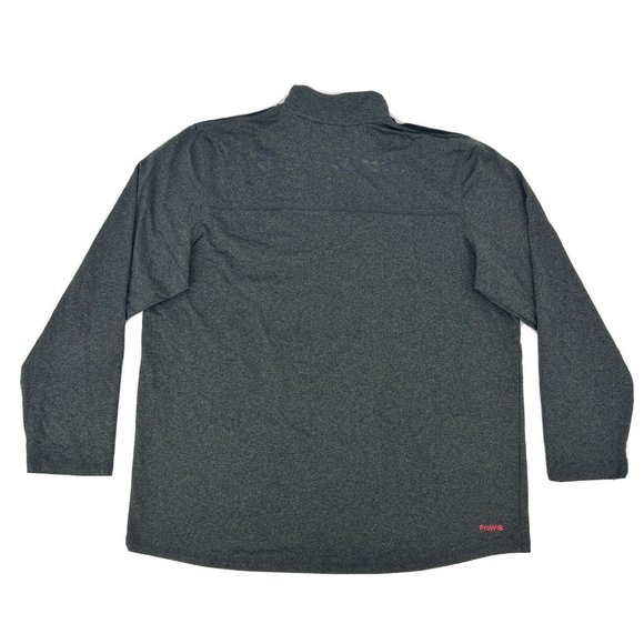 Spyder Active Shirt Mens L Gray 1/4 Zip Pullover Activewear ProWeb Base Layer - Picture 6 of 12